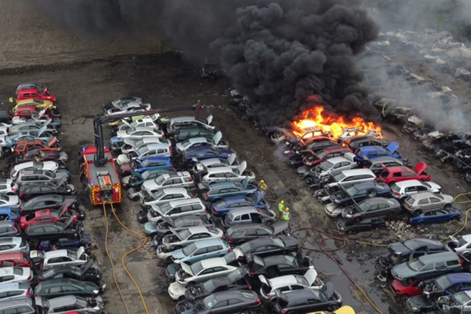 Vehicle recyclers urged to put fire prevention plans in place