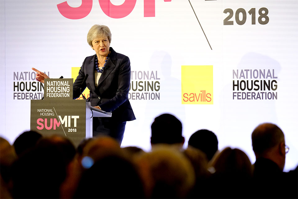 PM speaking at the National Housing Federation summit