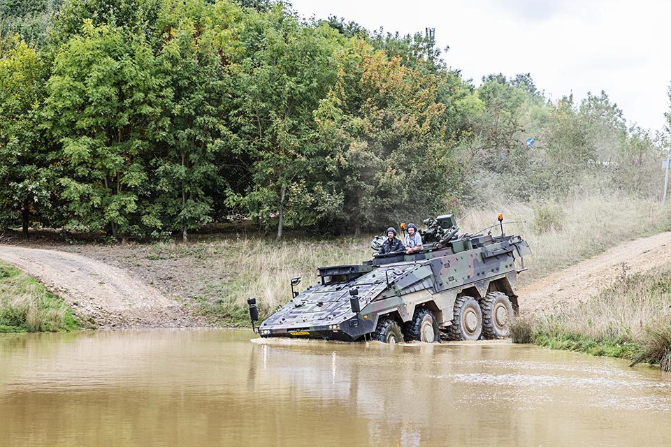 British companies get green light to press ahead with new Army vehicle plans, Defence Minister announces. Crown copyright.