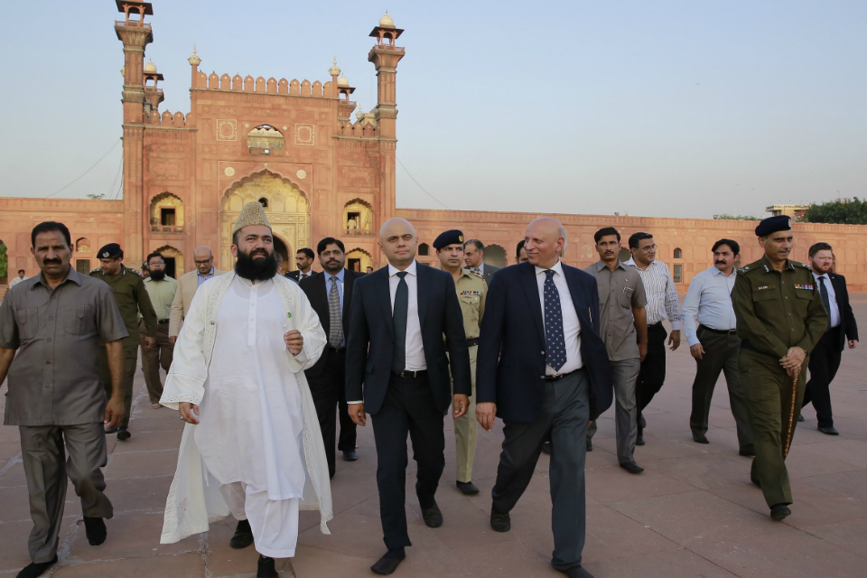 Home Secretary visits Pakistan