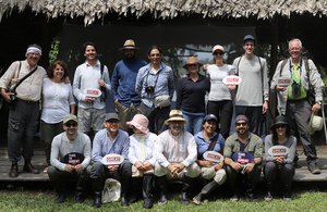 British and Colombian delegation visit the Amazonia