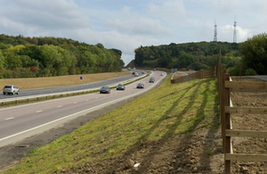 Image of the new A21 Tonbridge to Pembury bypass