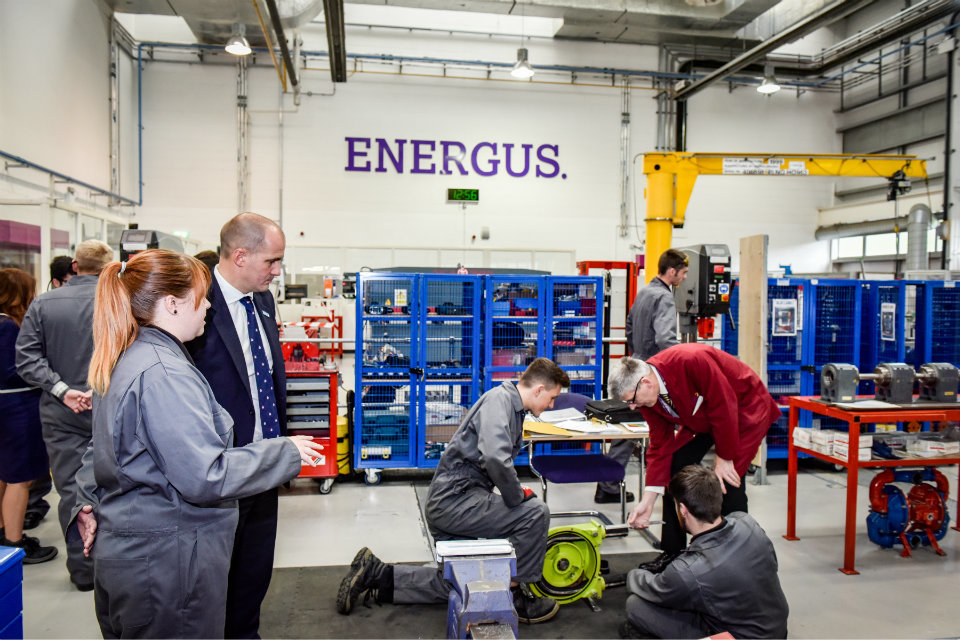 Minister powers up Cumbria’s potential