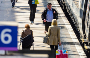 Passengers on platform