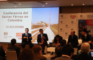 Panelistas de la Conferencia del Sector Férreo en Colombia