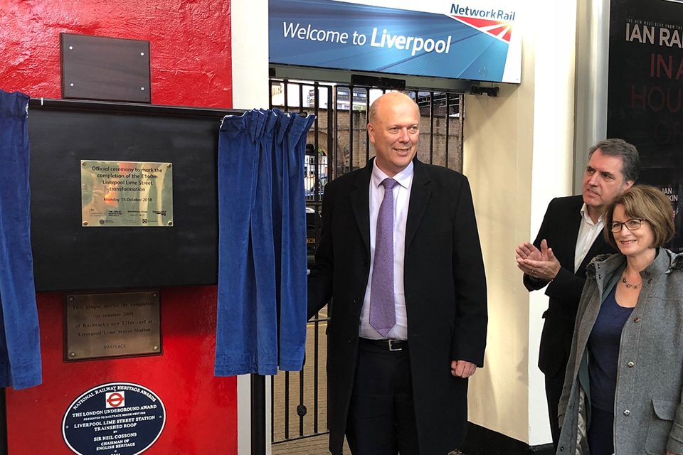 Transport Secretary gives seal of approval to multi million pound Liverpool Lime Street upgrade