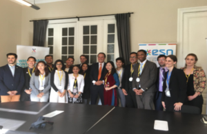 Minister Mark Field with students and young professionals at ASEF Young Leaders’ Summit.