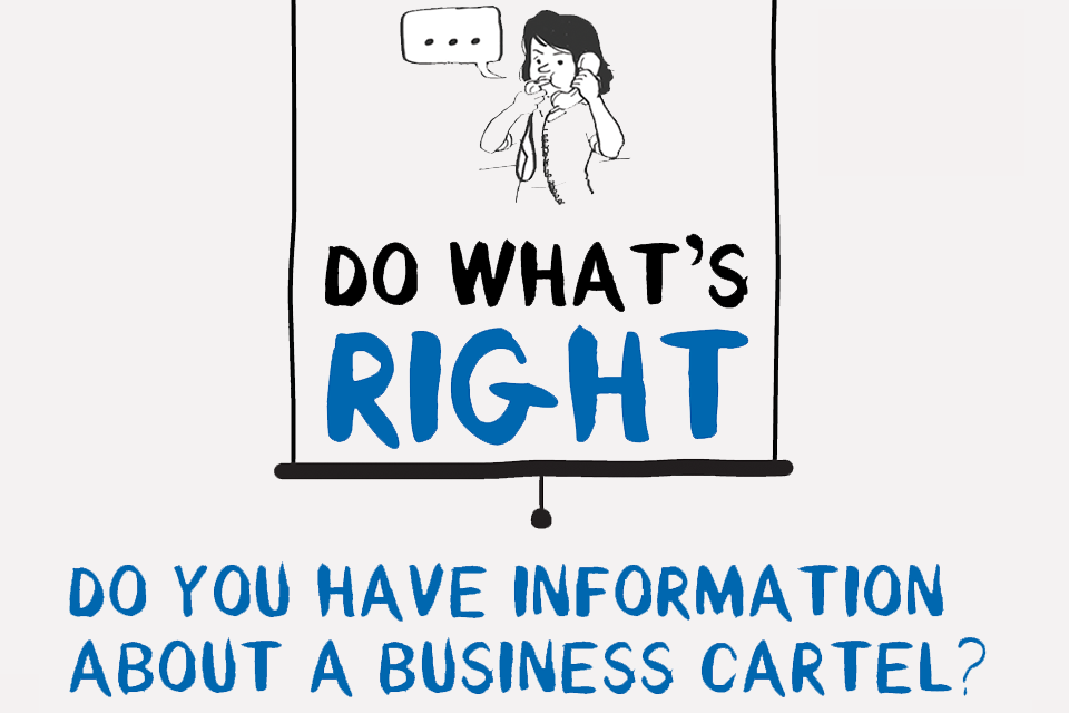 CMA sends tough message to business cheats with cartel campaign