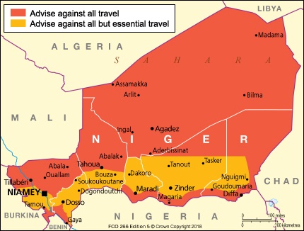 niger state department travel