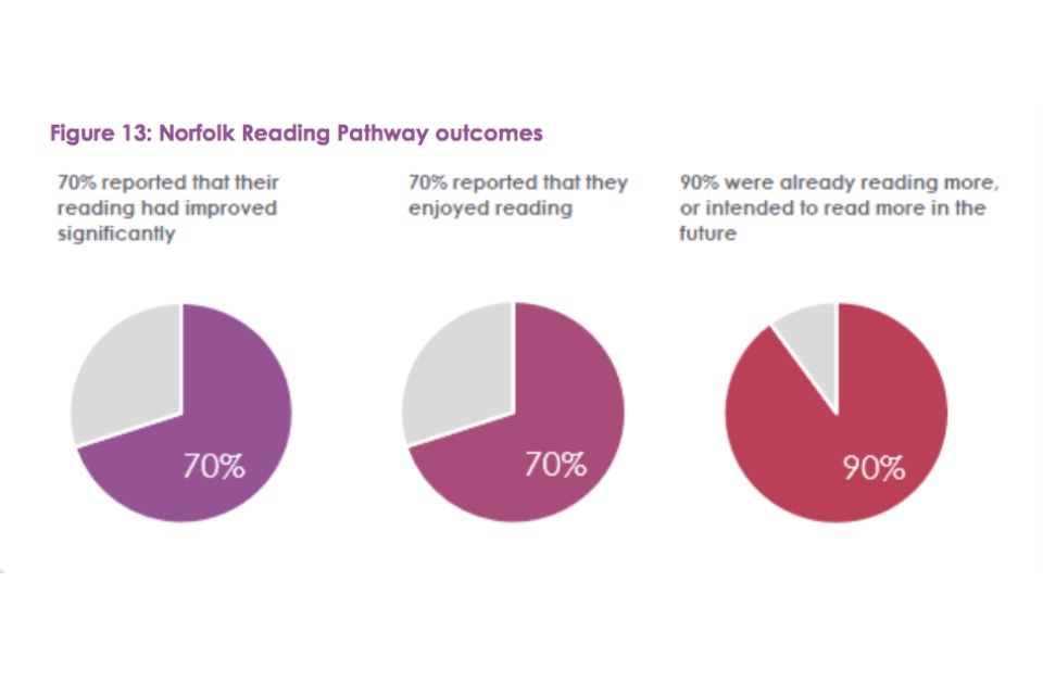 Figure 13: Norfolk Reading Pathway outcomes