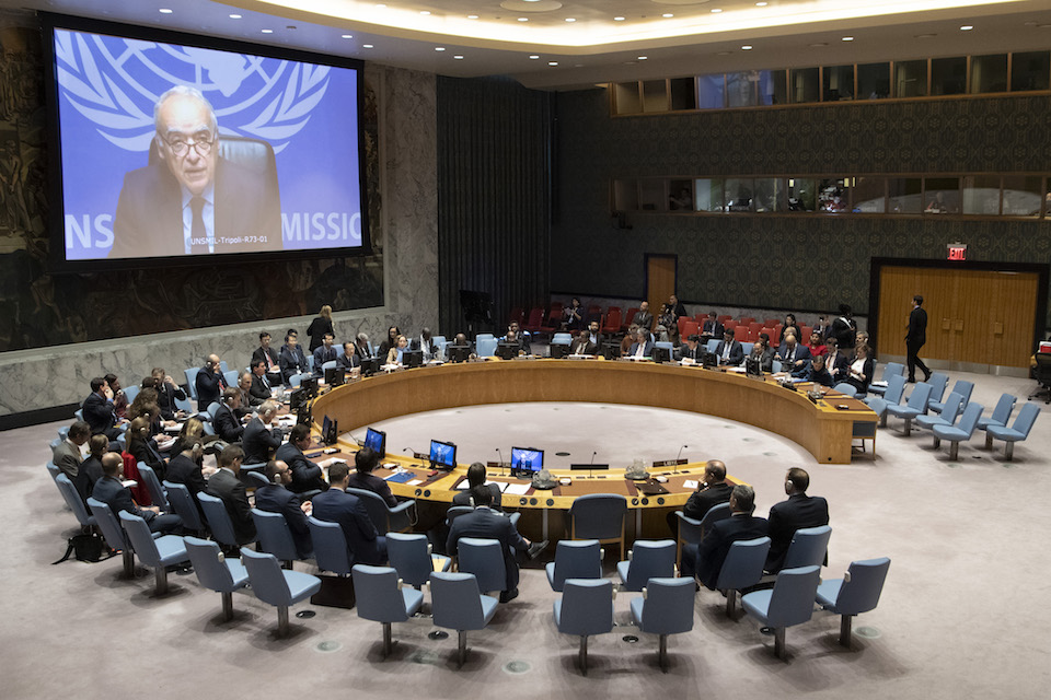 UN Security Council Briefing on Libya (UN Photo)
