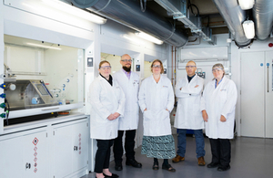 The project team led by Paul Croft at ICoNiChem and Emma Kendrick of WMG.