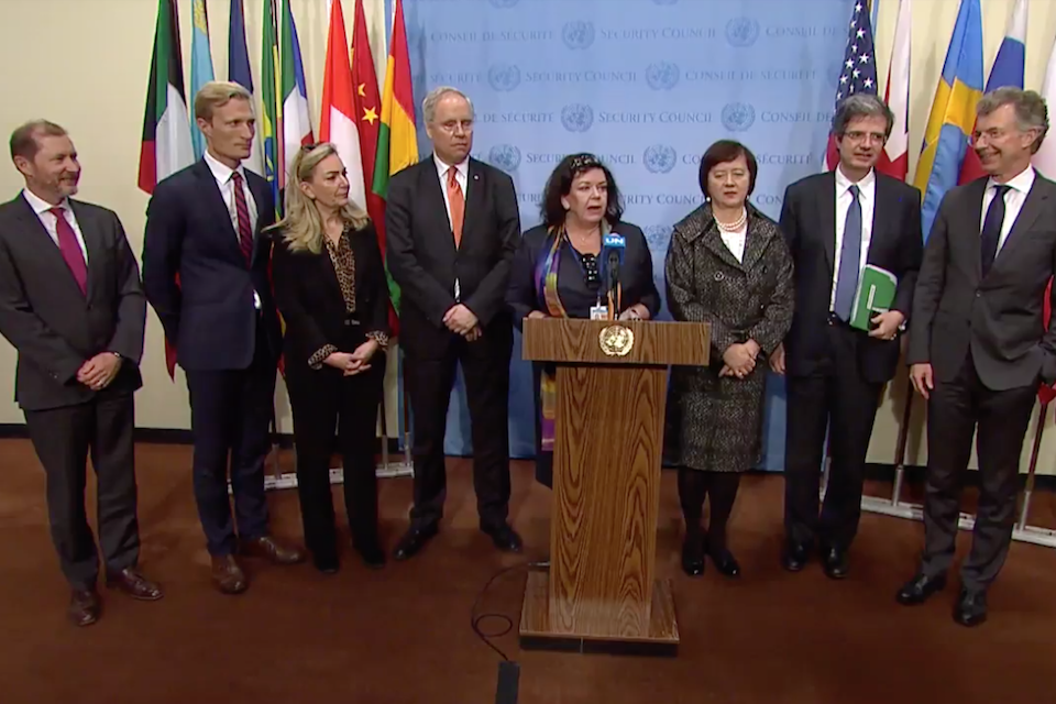 Совместное заявление 8 стран Евросоюза - членов Совета Безопасности ООН о ситуации в Украине