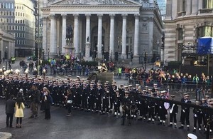 Liam Fox attended to Lord Mayor's Show on Saturday (10 November)