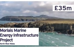 The £35 million Morlais Marine Energy Infrastructure Project in North West Wales.