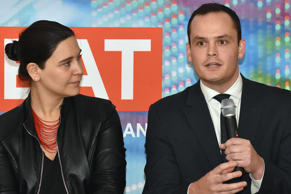 Rocio Fonseca, Head of Innovation at the Chilean Development Agency, CORFO, and Kieran Garvey, Lead of Policy and Regulation, Cambridge Centre for Alternative Finance.