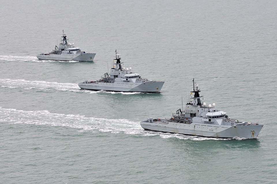 Defence Secretary secures ships to protect home waters