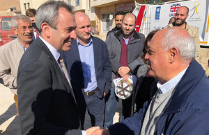 British Ambassador Chris Rampling in Arsal