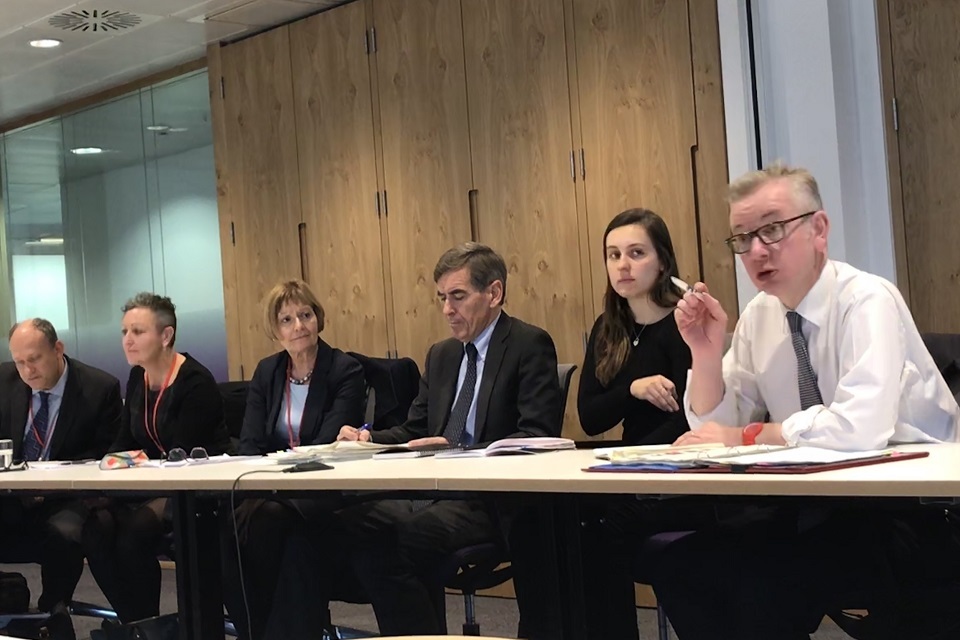 Environment Secretary meets retailers and allergy groups as allergen labelling review progresses