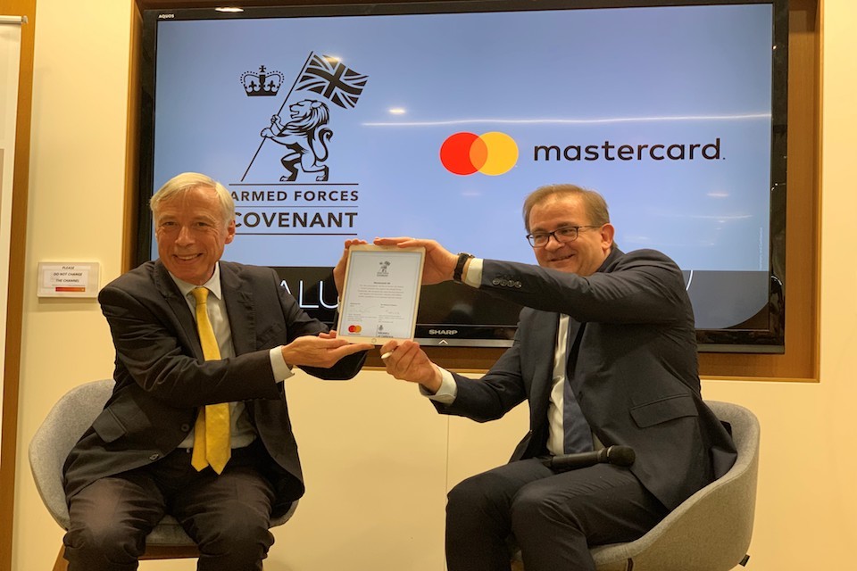 Mastercard and MOD join forces to champion employment of ex service personnel