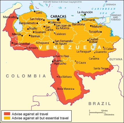 venezuela travel uk