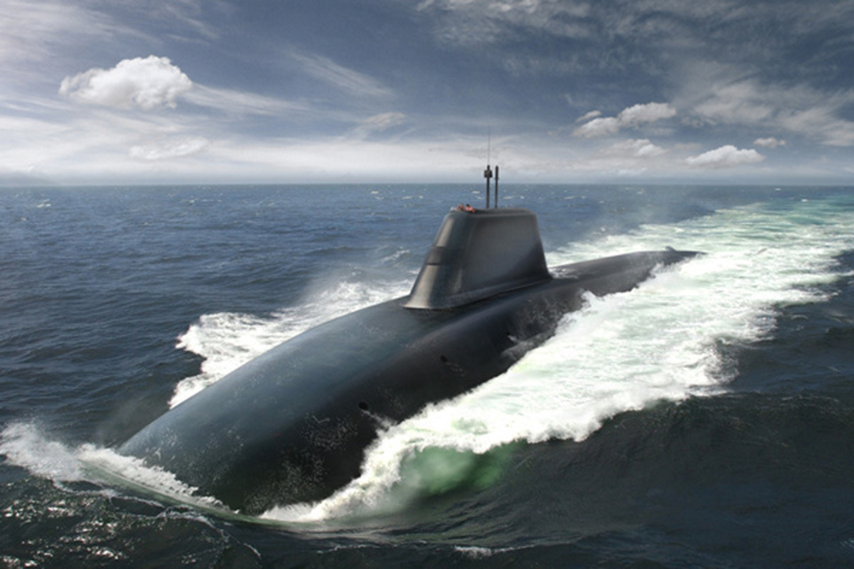 Defence Secretary announces £400 million investment for nuclear armed submarines