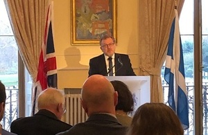 David Mundell speaks on the PM's Brexit Deal in London