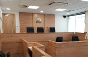 Swindon court room