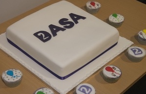 DASA cake marking second anniversary