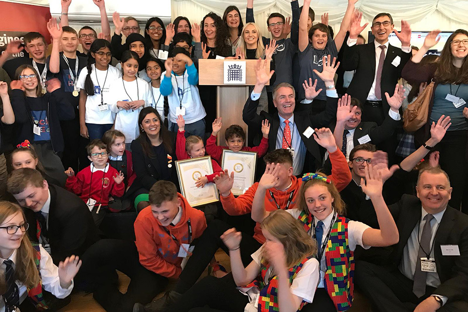 LEGO Engineers of the Future celebrated at Parliament
