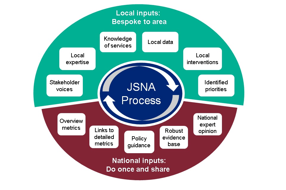 Infographic showing JSNA process