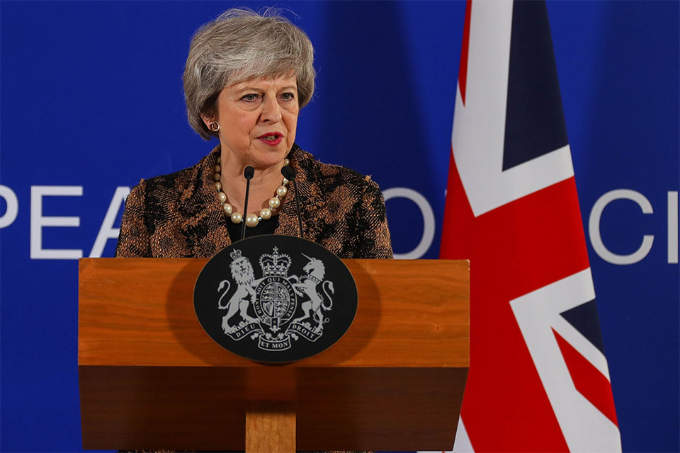 PM Theresa May press statement at European Council