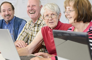 Older people learning digital skills