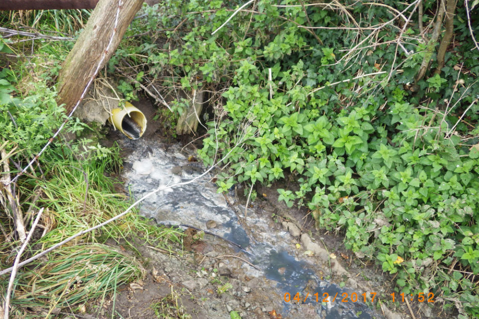 Somerset farmer ordered to pay nearly £4,000 for stream pollution