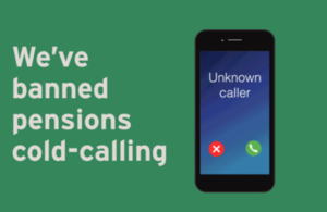 We've banned pensions cold-calling