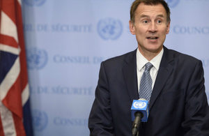 Foreign Secretary Jeremy Hunt