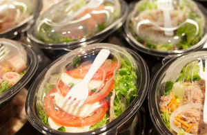 Picture of pre-packaged salad