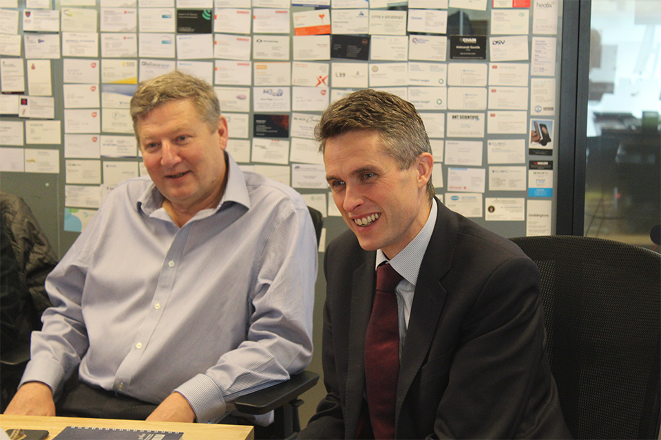 Secretary of State visits the jHub
