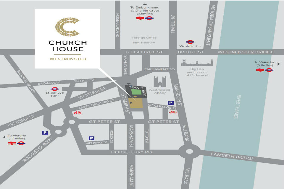 Directions to Church House