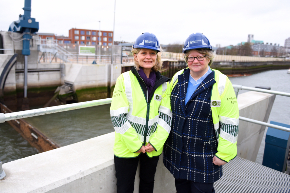 £67.4 million Ipswich tidal flood barrier officially opened