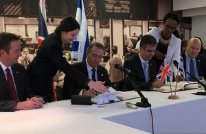 UK International Trade Secretary and Israel Minister of Economy and Industry