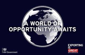 A world of opportunity awaits - Exporting is Great banner