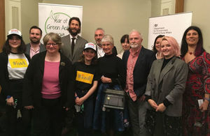 Environment Minister Thérèse Coffey meeting Year of Green Action ambassadors