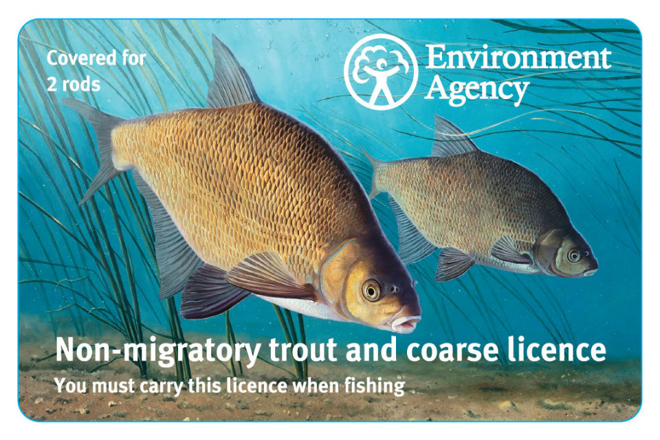 It’s ofFISHal – 2019 Fishing licences feature bream, mirror carp and sea trout