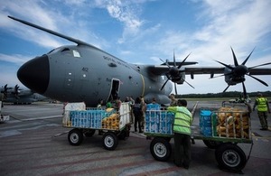 An A400M Atlas aircraft in Indonesia last year