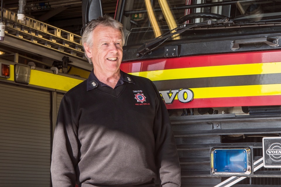 Fireman Leaves Dstl After 40 Years