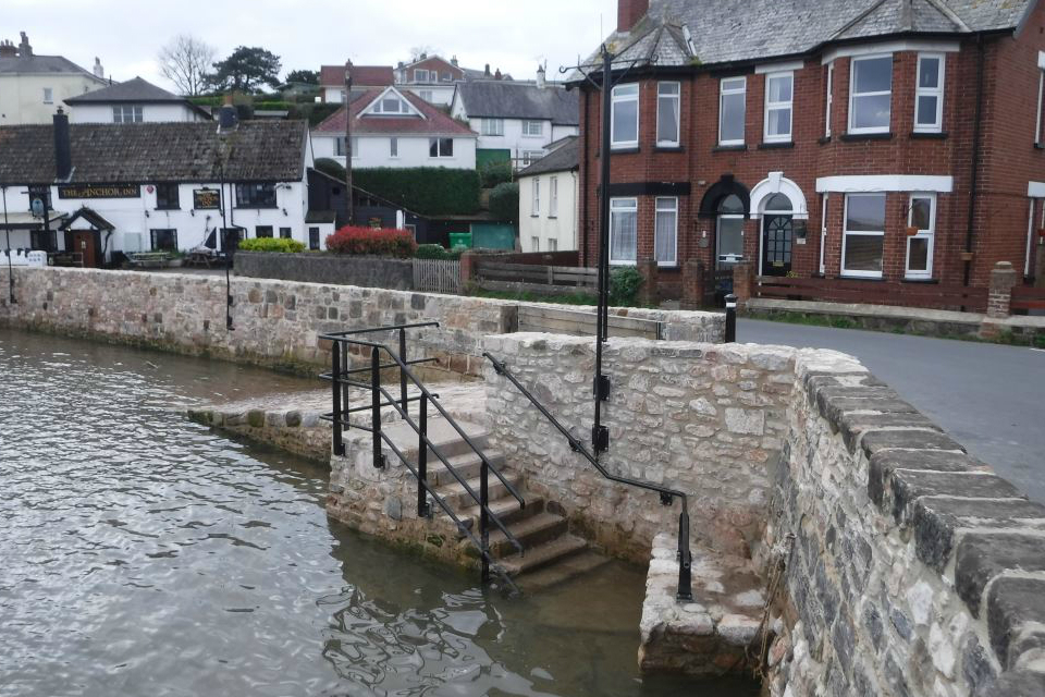 Environment Agency flood scheme for Starcross and Cockwood officially opened