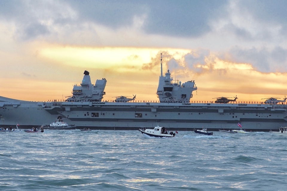 QinetiQ supporting HMS Queen Elizabeth.