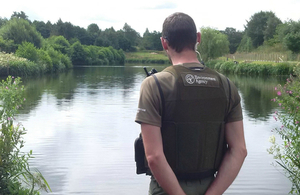 Fisheries Enforcement Officers regularly patrol rivers and lakes across the region