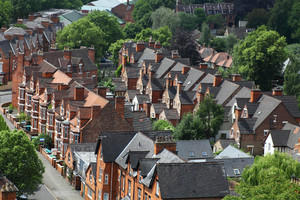 view of housing taken from the air